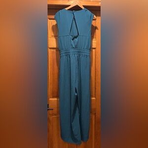 Title Nine Teal Jumpsuit size L